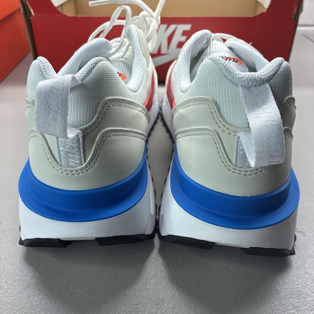 Nike Air Max Dawn Men's White Blue Red Running Sneakers DM0013-100 Size 13 - Picture 4 of 7